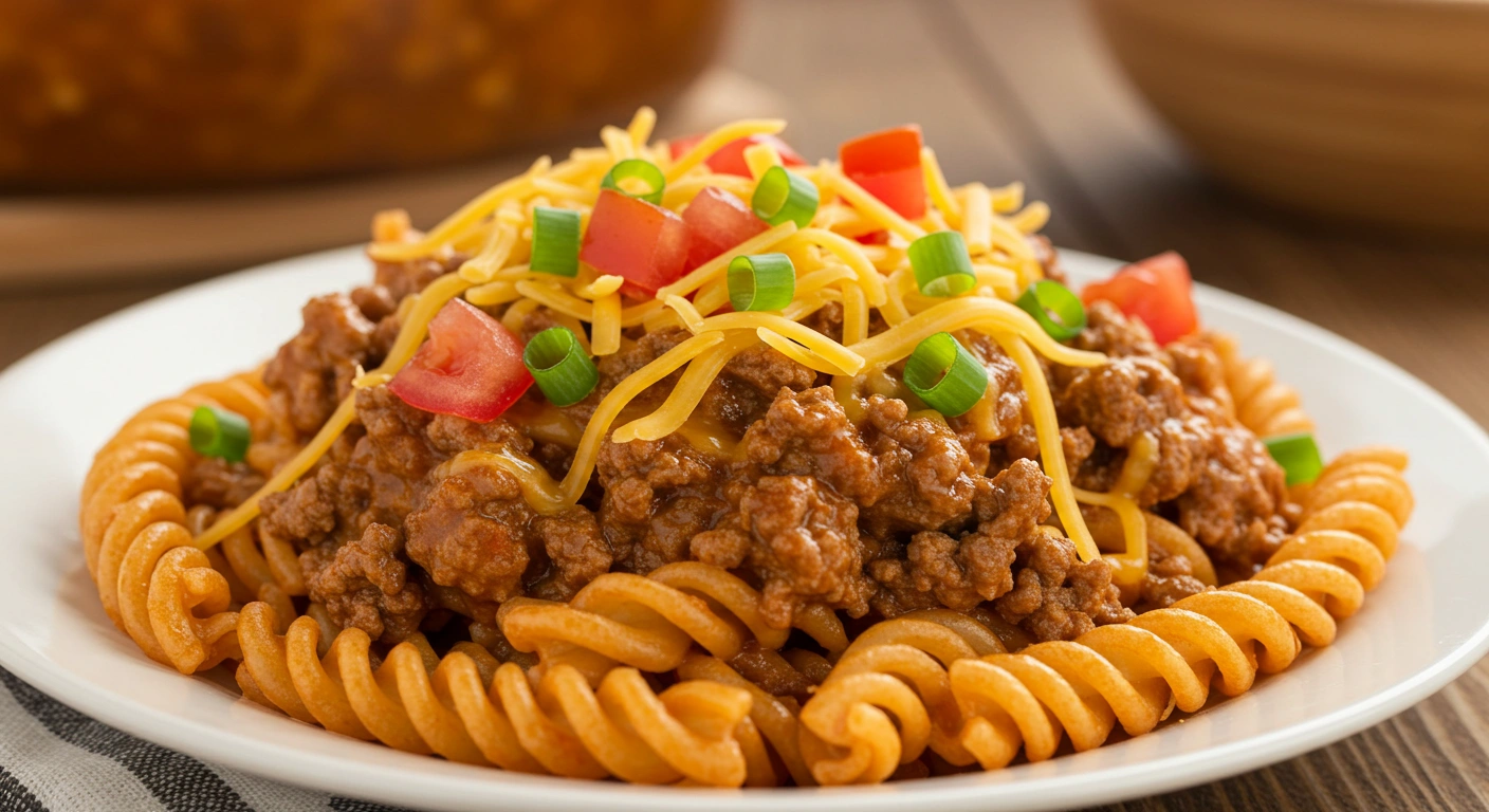 Cheesy Taco Pasta - tertiary view